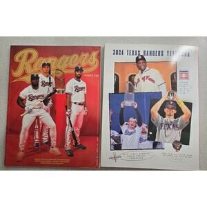 Texas Rangers Magazine 2024 1- Yearbook & 1-March 28- April 11 2024 NEW